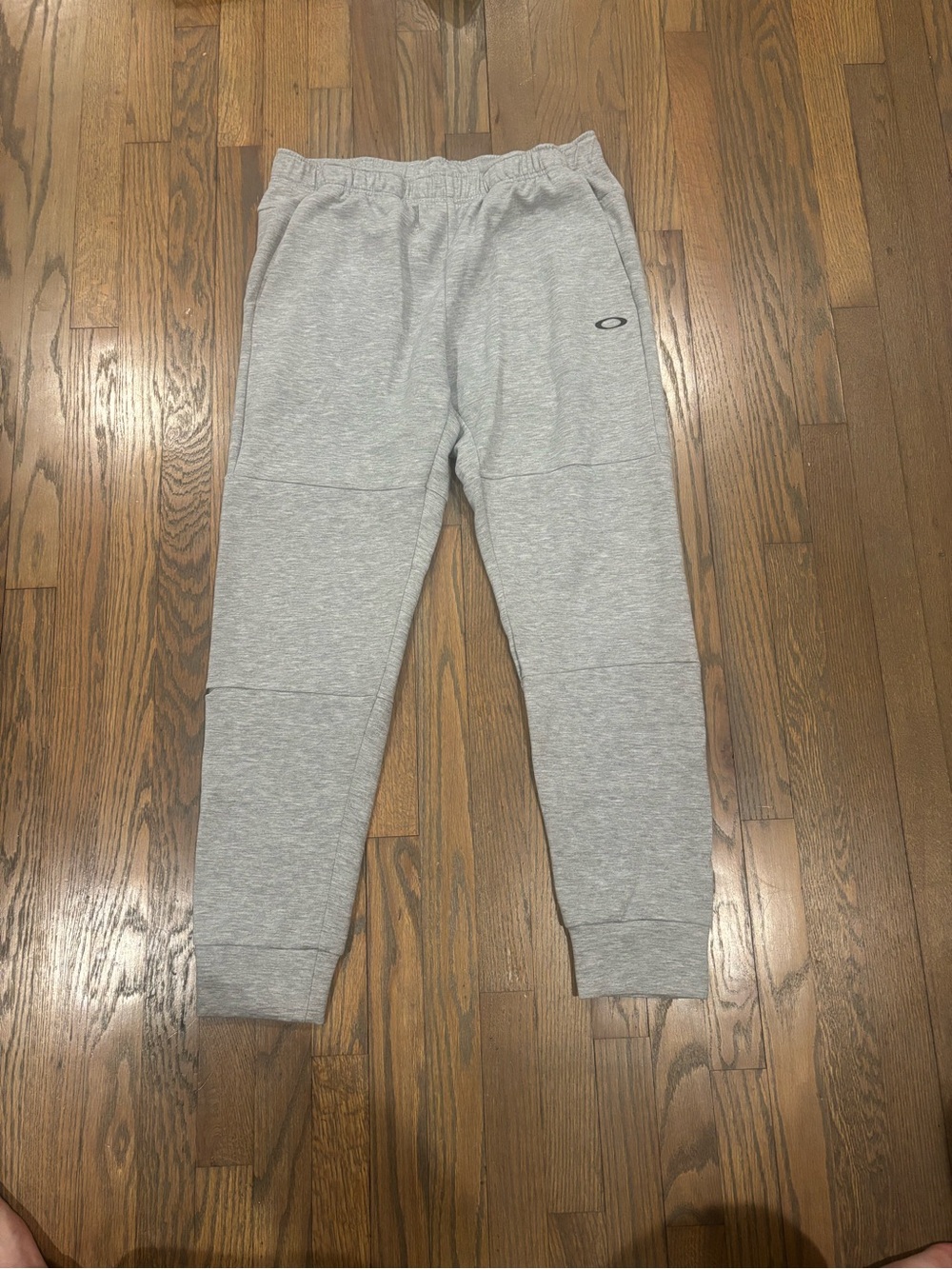 Oakley mens Gray Fleece Joggers with Elastic Waist